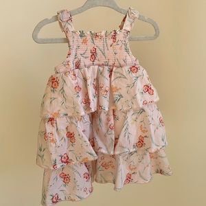 Janie and jack floral dress 12-18m